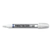 Markal 97010 Paint-Riter+ Detergent Removable Marker, White, 1/8 in, Medium Tip