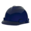 MSA 10034028 V-Gard 500 Protective Caps and Hat, 6 Point Ratchet, Blue