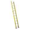 Werner 7110-1 Fiberglass Single Straight Ladder 10 Ft Type IAA 375 Lb Capacity Round Rung Yellow