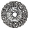 Weiler 08014 Model ST-3 Standard Twist Knot Wire Wheel 3 In x 3/8 In 0.014 In Steel 25000 RPM