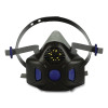 3M 7100172000 Secure Click Half Facepiece Reusable Respirator, Large, Gas/Vapor, with Speaking Diaphragm, Silicone/Nylon