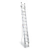 Werner D1524-2 Aluminum D-Rung Extension Ladder 24 Ft Type IA 300 Lb Capacity 18-1/8 Inch Wide