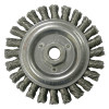 Weiler 08786 Model STB-620 Roughneck Stringer Bead Twist Knot Wire Wheel 6 In x 3/16 In 0.020 In Stainless Steel 5/8 In 11 UNC 12500 RPM