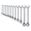 DeWalt DWMT19230 Ratcheting Combination Wrench Set, 12-Pc, Metric, 8 mm to 19 mm Opening Size
