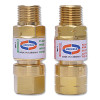 UNIWELD RFAB Flashback Arrestor, Fuel/Oxygen, Filtered Regulator Set, 9/16 in-18 (B)
