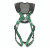 MSA 10205845 V-FORM+ Full-Body Harness, Back D-Ring, Std, QC Chest/Tongue-Buckle Leg Straps, Shoulder Padding