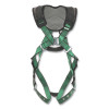 MSA 10205845 V-FORM+ Full-Body Harness, Back D-Ring, Std, QC Chest/Tongue-Buckle Leg Straps, Shoulder Padding