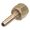 Western Enterprises 24 Brass Hose Adaptor, Female Swivel, Barb, B-Size, LH
