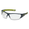 HexArmor 11-14001-02 MX250 Safety Glasses, Clear, TruShield, Gray/Lime, Panoramic Lens