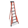 Werner FTP6208 Tripod Ladder, FTP6208, Type IA, 8 ft L, 40 in W, 300 lb Load Capacity, Orange