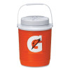 Gatorade 50423SM-23 Beverage Cooler, 1 gal, Orange/White, Promo