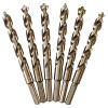 DeWalt DW1932B Gold Ferrous Pilot Point Drill Bit, 1/2 in dia, Split Point, 6 in L, 6 EA/PK