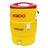 Igloo 4101 400 Series Cooler, 10 gal, Red/Yellow