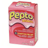 Pepto-Bismol 47367 Chewable Tablets Unflavored 48-Count Box