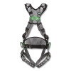MSA 10195150 V-FIT Full-Body Harness, Construction, Back/Hips D-Rings, XL, QC Chest/Tongue-Buckle Leg Straps, Shoulder/Waist Padding