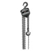 Jet 101912 S90 Series Hand Chain Hoist, 1-ton, 20 ft Lifting H, 1 Fall, 12 in Head Room, 60-1/2 lb Pull Force