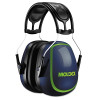 Moldex 6120 MX Series Earmuff, 27 dB, Black/Blue/Green, Headband