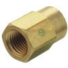 Western Enterprises BF42HP Pipe Thread Reducer Couplings, Connector, 3,000 PSIG, Brass, 1/4 in; 1/8" (NPT)