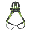Miller by PIP H5ISP221002 H500 Industry Standard Full-Body Harness, Back D-Ring, Universal, Quick-Connect Chest/Leg Buckles, Shoulder Pads, IS5P