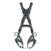 MSA 10195047 V-FIT Full-Body Harness, Back/Chest/Hips D-Rings, XL, QC Chest/Leg Strap Buckles, No Padding