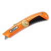 Pacific Handy Cutter E13201-5 Quickblade Utility Knife, Auto-Retract, Button, Metal, Holds 5 Additional BladesOrange