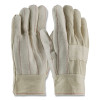 PIP 94-932 Premium Grade Hot Mill Gloves, Cotton, Canvas Lining, Natural, Mens Size