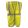 OccuNomix ECO-GC-Y4/5X High Visibility Value Safety Vest, OccLx, Std, Class 2 Type R, Polyester Mesh, 2 in Refl Tape, 1 Pocket, 4XL/5XL, Yellow