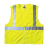 Ergodyne GloWear 8210Z Class 2 Mesh Economy Safety Vest Zipper Lime Size 2XL 3XL