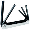 Klein Tools 70579 Folding Hex Tools, 5 per fold-up, Hex Tip, Inch