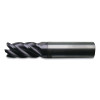 Cleveland C80611 1 Inch 5-Flute Carbide End Mill 3 Inch LOC 6 Inch OAL 0.030 Corner Radius AlTiN