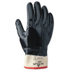 SHOWA 716610 7166 Series Gloves, 10/X-Large, Navy, Fully Coated, Smooth Grip