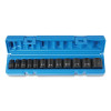 Grey Pneumatic 1202 Impact Socket Set, 3/8 in Dr, SAE, 12-point, 5/16 in to 1 in, 12-Pc STD Length