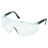 MCR Safety TC110 Tacoma Protective Eyewear, Clear Lens, Polycarbonate, Duramass HC, Black Frame