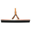 Magnolia Brush 4136TPN Non-Sparking Floor and Driveway Squeegee, Straight with Tapered Handle Socket, 36 in, Neoprene, Frame Only