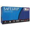 MICROFLEX SG375L SafeGrip SG-375 Examination Gloves, Large, Natural Rubber Latex, Blue