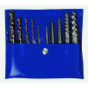 Irwin 11117 Hanson 10-pc Spiral Extractor and Drill Bit Combo Pack, EX-1 to EX-5 Extractors, 5/64 in to 19/64 in Drill Bits