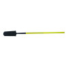 Nupla 72091 Ergo Power Drain Spade, 14 in x 4-3/4 in Round Point Blade, 48 in Fiberglass Straight Handle