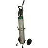 Saf-T-Cart MDE6X Medical Series Cart, D or E Cylinder, 6 in Polyolefin Wheels
