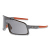 MCR Safety HK432PF Hulk HK4 Series Safety Glasses, Gray Lens, MAX6 Anti-Fog Coating, Gun Metal Polycarbonate Frame