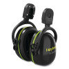 HexArmor 17-18002 K-Series Ceros K2M Magnetic Earmuffs, 24 NRR, Black/Lime, Click-and-Go Magnetic Mounting