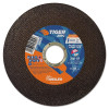 Weiler 58005 Tiger Zirc Cutting Wheel, 4.5 in, 7/8 in Arbor, 60, 13300 RPM, 50PK