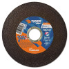 Weiler 58006 Tiger Zirc Cutting Wheel, 5 in dia, 1 mm Thick, 7/8 in Arbor, 60 Grit
