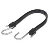 Keeper 06219 EPDM Rubber Strap, Zinc-Plated Steel Hooks, 19 in L