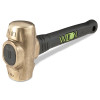 Wilton 90412 B.A.S.H Brass Sledge Hammer 4 Lb Head 12 In Unbreakable Handle
