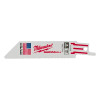 Milwaukee Tool 48005183 SAWZALL Standard Metal Cutting Blade, 4 in L, 18 TPI, For Rigid Conduit/Strut, 5 EA/PKG