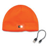 Ergodyne Skullerz 6801 LED Hat Light Skull Cap with Rechargeable Light Orange