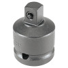 Proto J7653 Impact Socket Adapter, 3/4 in Female Dr, 1/2 in Male Dr, 2-1/8 in L, Pin Lock