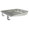 Weiler 49010 Paint Tray, 2 qt, Galvanized Steel Paint Tray, Used with 9 in Rollers and 96702 Paint Liner