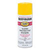 Rust-Oleum 7747830 Stops Rust Protective Enamel Spray Paint, 12 oz, Aerosol Can,  Sunburst Yellow, Gloss Finish