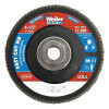 Weiler 31390 Wolverine Abrasive Flap Disc, High Density, 4-1/2 in dia x 5/8 in-11 UNC Arbor, 40 Grit, Flat